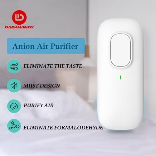 DADAWINDY Anion Air Purifier Air Purification Air Freshener Ionizer Cleaner Dust Cigarette Smoke Remover Toilet Deodorant