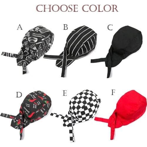 Pirate Hat Chef Hat For Restaurant Hotel Canteen Adult Adjustable Baker Kitchen Cooking Chef Cap Kitchen Wear Cap 2019