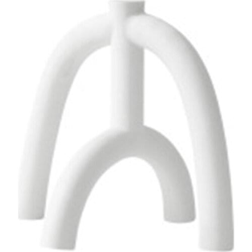 Candle Holder Ceramic Candlestick Minimalist Candle Holder Creative Tealight Holder Candle Stand Desktop Type