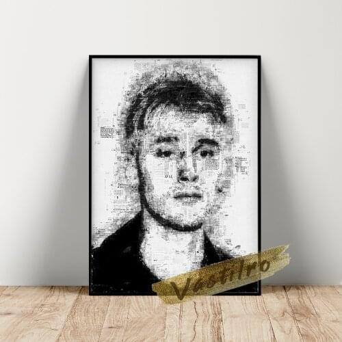 Machine Gun Kelly Rapper Singer Poster Wall Art Print Picture Music Cover Hip Hop Star Room Decor Wall Stickers Canvas Painting