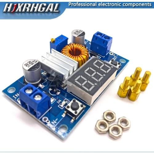 1pcs 5A 75W DC-DC Adjustable Step-down Module Step Down Modules with Voltmeter new hjxrhgal