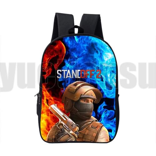 16Inch Mochila 3D print Standoff 2 Backpacks Children Cartoon School Bag Teens Shooting War Game High Quality anime Travel Bag