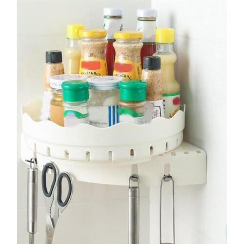 Bathroom Triangle Shelf Cosmetic Rack No-Punching Rotating Storage Rack Portable Bathroom Storage Box Organizer Bath Accessories