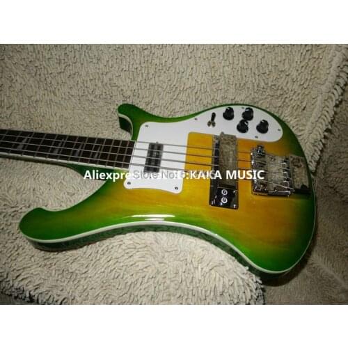 High Quality Newest Green 4 strings Electric Bass New Arrival Wholesale Guitars HOT