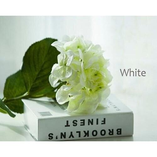 Hydrangea artificial flowers Quality silk flower European style for Home Decoration Wedding Designs Bride holding Garden Holiday