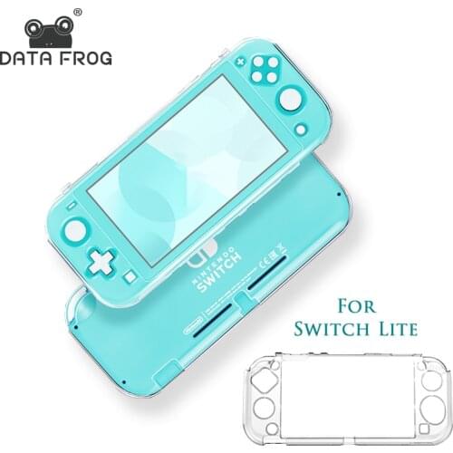DATA FROG Hard Protective Cover for Nintendo Switch Lite Console Clear Shell Protection Case For NS Switch Lite Game Accessories