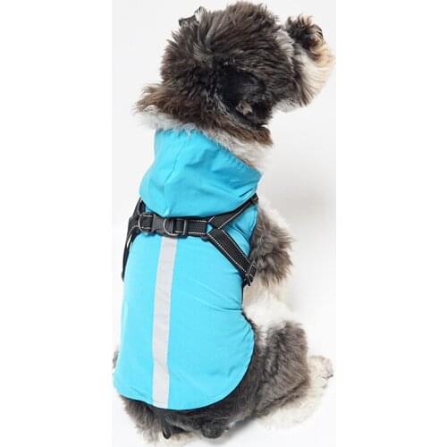 Reflective Pet Dog Vest Harness Coat Warm Jacket Dog Clothes for Small Medium Dog Chihuahua French Bulldog Pug Costume