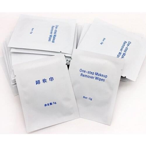 10 Pcs One-Step Makeup Remover Wipes Facial Cleaning Washable Cleaning Cotton Soft Gentle Non-Stimulating Component Makeup