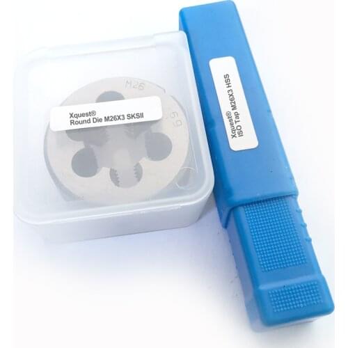 2pcs Right hand Metric Thread Tap and Die set M21 M22 M23 M24 M25 M26 M27 M28 machine Straight Flute plug taps dies sets M29 M30