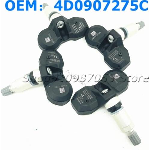 Best Quality 4D0907275C 4D0907275 4 Pcs Tire Pressure Sensor For Audi A8 A6 Allroad Ferrari 599 GTB Mercedes-benz E Class AMG