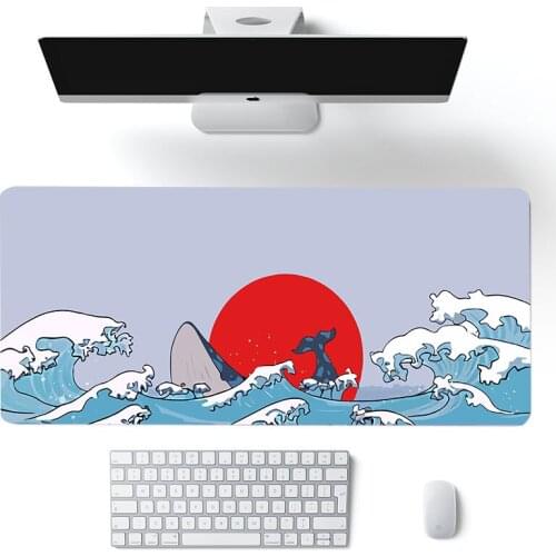 Large Gaming Mouse Pad Computer Gamer Keyboard Coral Sea Mouse Mat Non-slip Desk Mousepad For PC Desk mouse pad gift
