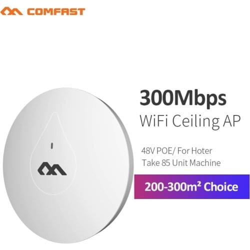 COMFAST CF-E350N 300M indoor ceiling AP ADSL/AP/Client/Repeater/WDS mode AP AR9341 wi fi access point bridge signal amplifier AP