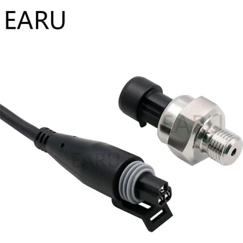 DC5V G1/4 Pressure Sensor Transmitter Pressure Transducer 1.2 MPa 174 PSI For Air Water Gas Oil Diesel Car Auto Stainless Steel