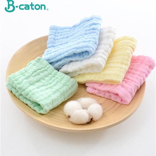 Baby Towel Facecloth Bath Handkerchief Cotton Burp Cloth Soft And Absorbent 6-Layer Gauze Kindergarten Washcloth
