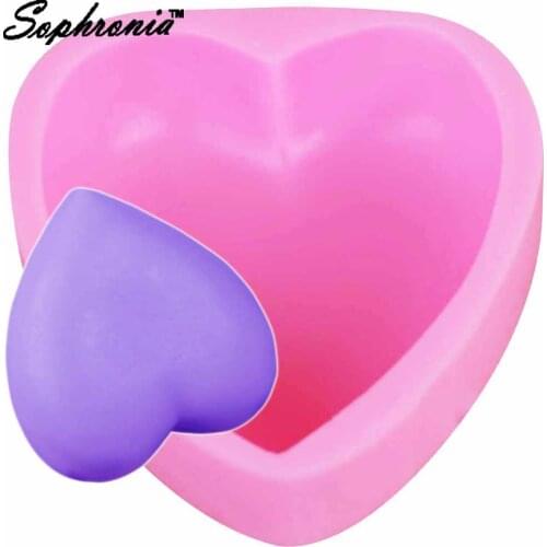 Heart Sweet Love Soap Silicone Mold for UV Resin Gumpaste Surgarcraft Icing Handmade Tool Epoxy Fondant Chocolate Moulds M873