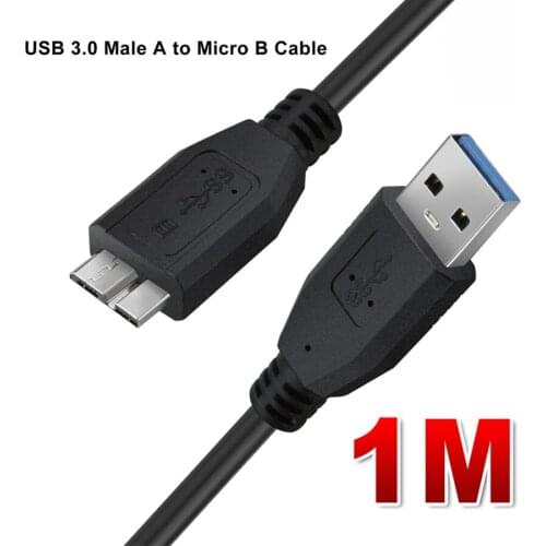 New USB 3.0 Micro B Hard Drive Cable For Seagate WD Toshiba PC Camera SuperSpeed 1M