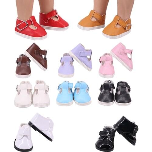 5Cm Doll Shoes Leather Sneakes Shoes For 14Inch Nancy/36 cm Paola Renio Girl Doll Cute Shoes Bueatiful Gift For Generations Toys