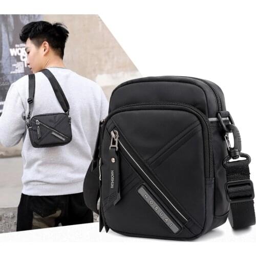 Weysfor Vogue 2020 Mens Bag Light Men Shoulder Bag Multi-pocket Waterproof Casual Crossbody Bag Nylon Shoulder Messenger Bag
