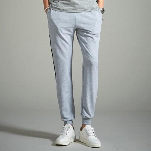 Mens Casual Pants Men 2021 Spring New Grey Sweatpants Joggers Trousers Street Wear Sports Plus Size Pants Trousers Pants Men