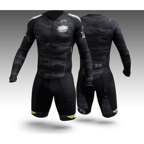 Junk Skates Mens Triathlon Running Skating Suit Inline Roller Skate Speed Skinsuit Ciclismo Racing Ice Ski Quick-drying Clothes