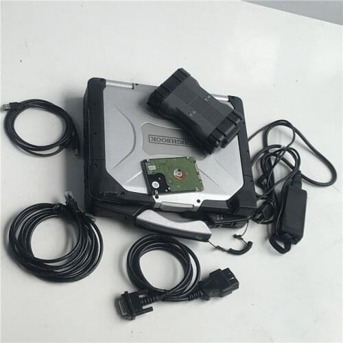 MB C6 with CF30 laptop cf-30 auto diagnostic scanner tool Star C6 VCI support DoIP wifi V2020.09 x-ntry software installed HDD