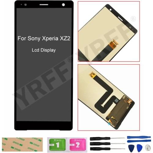 New For Sony Xperia XZ2 LCD Display Touch Screen Digitizer Display Screen For Sony XZ2 H8266 H8216 H8296 H8276 702SO SOV37
