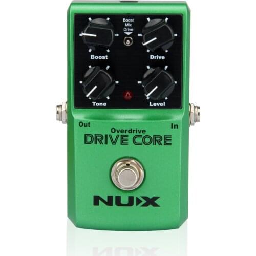 NUX Drive Core Deluxe Upgrade overdrive guitar effect pedal high gain with clean&drive booster Stable performance