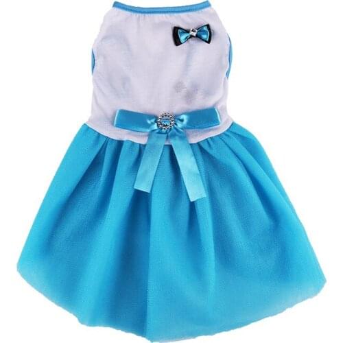 Pet Dog Clothes For Small Dogs Spring Summer Puppy Bow Lace Princess Dress Chihuahua Dog Clothing Mascotas Roupa Pet Cachorro