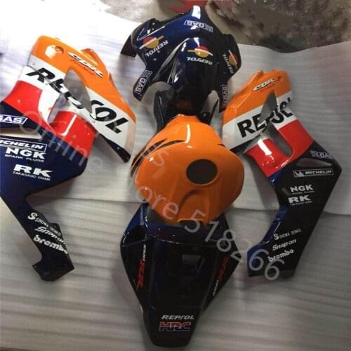 Orange red black blue ABS Injection Fairing Kit Fit For HONDA CBR1000RR 2004-2005 CBR1000RR 04 05 Motorcycle Fairing