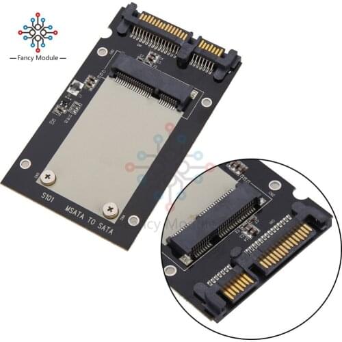 Mini Pcie PCI-E mSATA SSD to 2.5" SATA3 Convertor mSATA-SATA Adapter Card Black For Windows2000/XP/7/8/10 for Vista Linux Mac