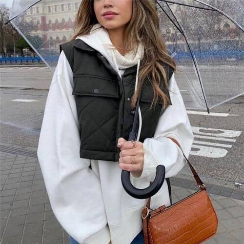 Женские короткие жилеты PUWD China At AliExpress