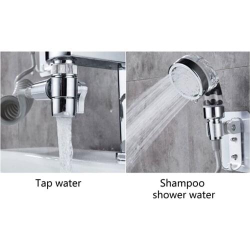 Hand Shower Set Quick Connection Adjustable Sink Removable Sprinkler Hair Basin