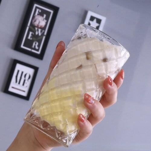 35ML Mesh Cup Cocktail Cup Tiki Mug Transparent Diamond Cup Hawaii Juice Glass Beer Red Wine Zombie Water Bottle Bar Tool