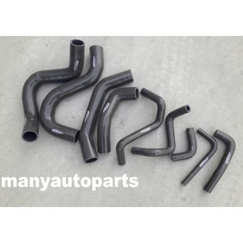 Silicone radiator hose for Nissan Patrol Y60 GQ 2.8L RD28T Turbo Diesel 1994-1997 BLACK