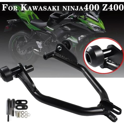 Motorcycle for Kawasaki Ninja 400 Z400 2018-2020 Engine Tank Protection Bar Guard Crash Bars Frame Bumper Ninja400 Z400