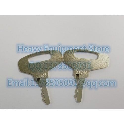 2PCS For 55240 key For Kubota Heavy Equipment Construction Ignition