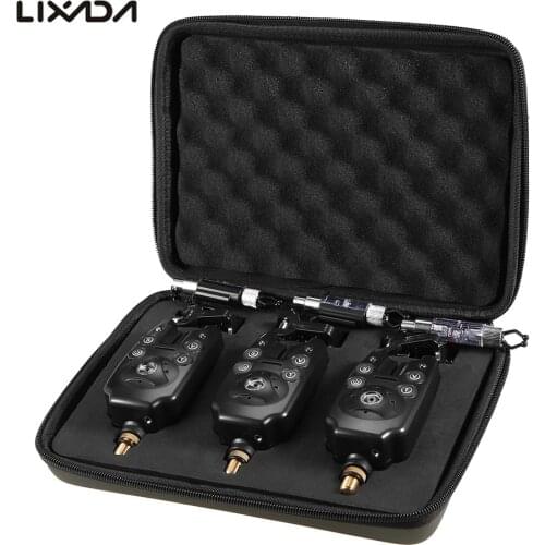 3Pcs/3+3Pcs Wireless Fishing Bite Alarms Set for Fishing Rod Waterproof Adjustable Tone Volume Sensitivity Sound Alert for Pesca
