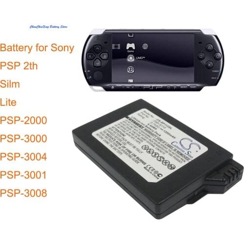 Cameron Sino 1200mAh Battery PSP-S110 for Sony Lite, PSP 2th, PSP-2000, PSP-3000, PSP-3004, Silm