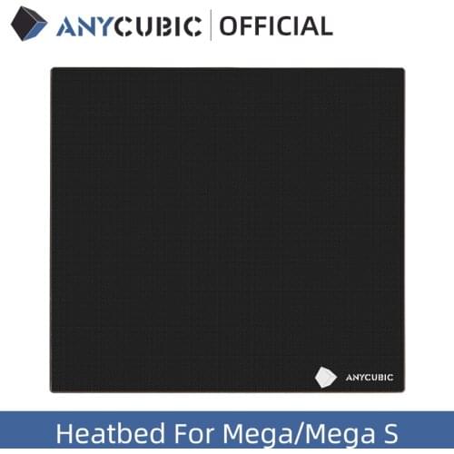 ANYCUBIC 3D Printer Accessory, Ultrabase Heated Bed Platform 240*220*3mm Heat Bed with 4 Clips Compatible for I3 Mega/Mega-S