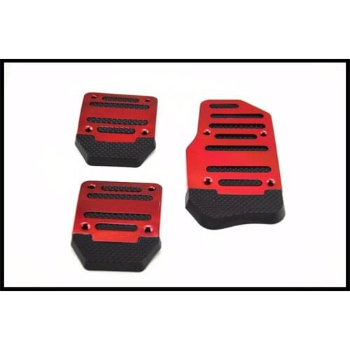 Car pedal modified universal metal aluminum brake mat clutch for Jeep Hurricane Gladiator Wrangler Compass Patriot