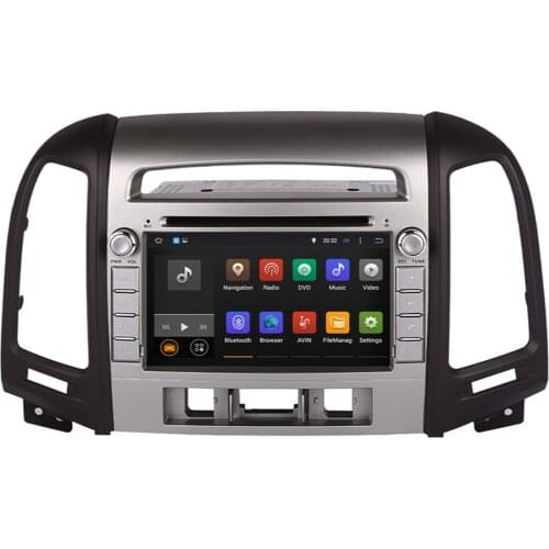 Android 10.0 Car Multimedia DVD Player For HYUNDAI SANTA FE 2006-2012 Auto Radio Car GPS Navigation Support Backup Camera