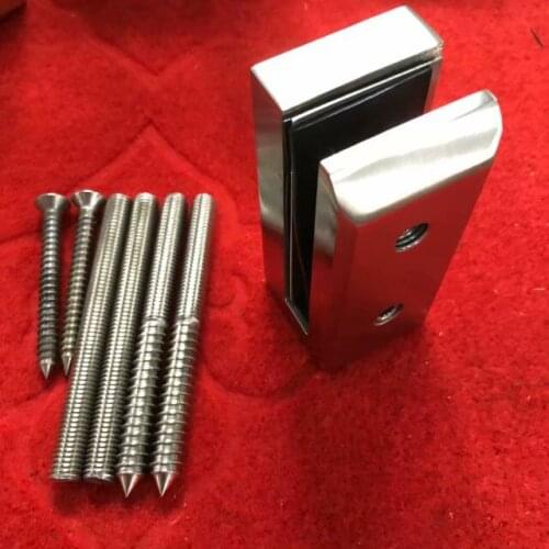 Frameless Glass Balustrade Stainless Steel Side Wall Face Mounted Glass Spigot