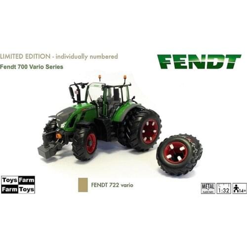 Collectible Alloy Model Gift ROS 1:32 Scale Fendt 724 Vario Tractor Agricultural Farm Vehicles DieCast Toy Model for Decoration