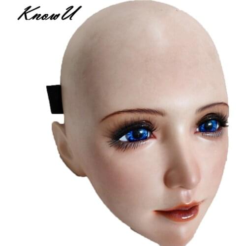KnowU Kigmask Anime Headgear Crossdresser Cosplay BJD Doll Dragqueen Femalemask Permanent Makeup Resin