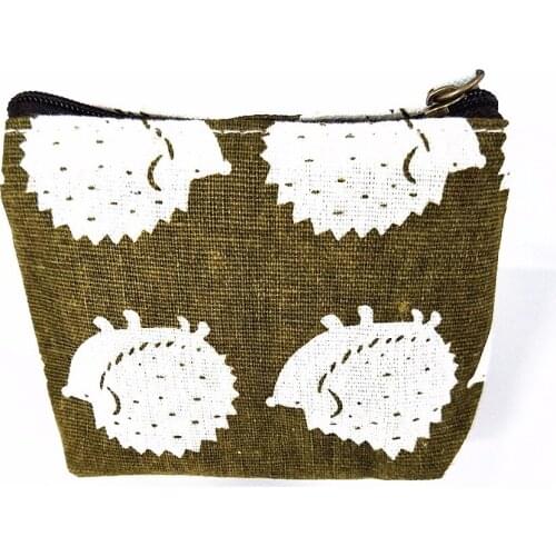 M165 Cute Cotton Cloth Small Fresh Retro Pastoral Style Coin Zero Wallet Card Bag Girl Women Student Gift Wholesale