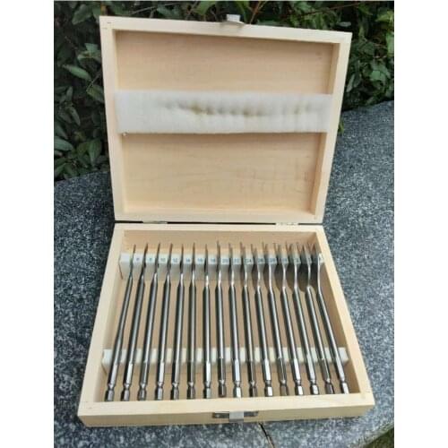 16/13Pcs High Carbon Steel Hex Shank Spade Flat Wood Drill Bit Set For Metal 6-23Mm High Steel Wood Drilling Power Tools Kit
