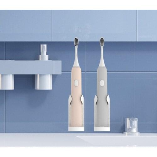 1PC Fashion Creative Traceless Stand Rack Toothbrush Organizer Electric Toothbrush Stander Wall Mounted Holder Space Saving