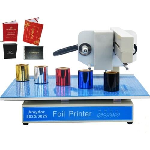 NDL-3025 Promotional Items flatbed no plate hot gold foil printer