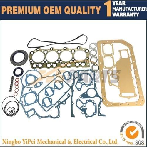 New Full Gasket For Mitsubishi 4D34 4D34T 3.9L Engine Gasket Kit Trucks