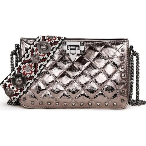 2021 New Rhombus Small Bag leather Fashion high-quality small square bag famous brand wild one-shoulder diagonal bag female